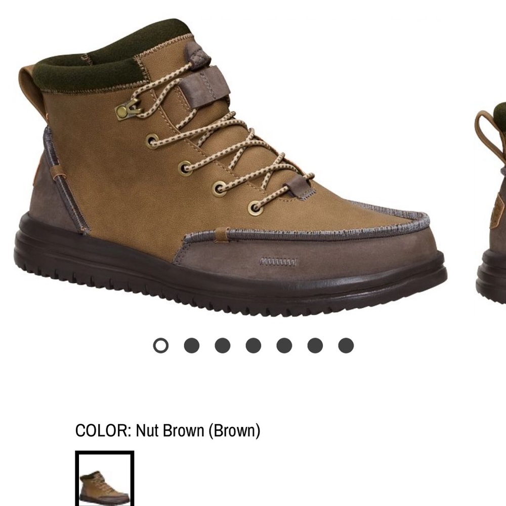 Hey Dude Nut Brown Men's Boots